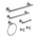 YASINU 6 Pieces Bathroom Towel Rack Set