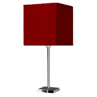 Tischleuchte SIMPLE SQUARE, rot, H:45cm Image