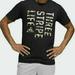 Adidas Shirts | Brand New Men's Adidas Three Stripe Life Tee Size M Black With Camo Graphic G217 | Color: Black/Green | Size: M