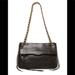 Rebecca Minkoff Bags | Black Leather Rebecca Minkoff Swing Shoulder Bag With Gold Straps | Color: Black/Gold | Size: Os