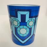 Disney Holiday | Disney Parks Authentic Mickey Mouse Hanukkah Light Up Candle Glass Cup Battery | Color: Blue | Size: 5”