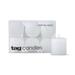 TAG 6 Piece Unscented Votive Candle Set Paraffin in White | 1.5 H x 1.5 W x 1.5 D in | Wayfair 100050
