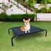 Tucker Murphy Pet™ Ameetha Elevated Pet Bed Breathable Mesh Cot Polyester/Nylon in Black | 7 H x 24 W x 35 D in | Wayfair