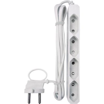 0254 Steckdosenleiste 4fach Weiß Eurostecker 1 St. - GAO Image