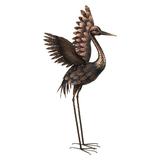 Regal Art & Gift 13069 - Bronze Crane 27 - Wings Up Home Decor Animal Figurines
