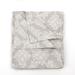 Dylan Grey Linen-Cotton French Ikat Duvet Cover or Pillow Sham