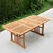 Cambridge Casual Leon Teak Patio Extendable Dining Table