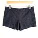 J. Crew Shorts | J Crew Pinwheel Eyelet Floral Shorts Womens 6 Navy Chino Cotton | Color: Black | Size: 6