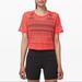 Lululemon Athletica Tops | Lululemon Sweat Your Heart Out Short Sleeve Size 4 | Color: Orange | Size: 4