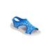 Wide Width Women's The Serafina Sandal by Comfortview in Blue Multi (Size 9 W)