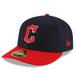 Men's New Era Navy/Red Cleveland Guardians Authentic Collection On-Field Home Low Profile 59FIFTY Fitted Hat