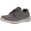 Skechers USA Herren Bootsschuhe Relaxed Fit Elent-Mosen, Braun - anthrazit - Größe: 44 EU extra breit