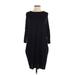 Forever 21 Casual Dress - Midi: Black Solid Dresses - Women's Size Small