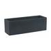 Vondom Jardiniere Resin Planter Box Resin/Plastic in Gray | 11.75 H x 31.5 W x 11.75 D in | Wayfair 41630-anthracite