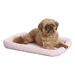 MidWest Homes for Pets Deluxe Fashion Bolster Pet Bed Faux Leather/Polyester in Pink | 3 H x 30 W in | Wayfair 40224-PK