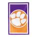 Clemson Tigers 28" x 44" Double-Sided Burlap House Flag