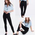 Madewell Jeans | Madewell Petite 10" High-Rise Skinny Jeans In Carbondale Wash Size 37 Petite | Color: Black | Size: 37