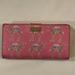 Kate Spade Bags | Kate Spade Wallet Pink Bifold Camel Fun Party Saffiano Leather - Euc | Color: Pink/Tan | Size: Os