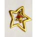 Disney Jewelry | Disney Winnie The Pooh Red Enamel Star Dangle Necklace Pendant Charm | Color: Gold/Red | Size: Os