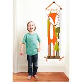 Finny and Zook Brave Fox Personalized Growth Chart Canvas in Green/Orange | 39 H x 10 W in | Wayfair GC000279