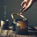 Théière japonaise en céramique peinte à la main rétro maison hôtel restaurant grande théière