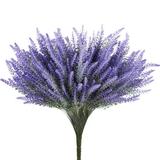 Butterfly Craze Artificial Lavender 8-Piece Bundle â€“ Lifelike Faux Silk Plants for Crafting or Home Decor â€“ Great for Pairing With Other Fake/Dried Flowers like Purple Roses to Create Wedding Bouquets