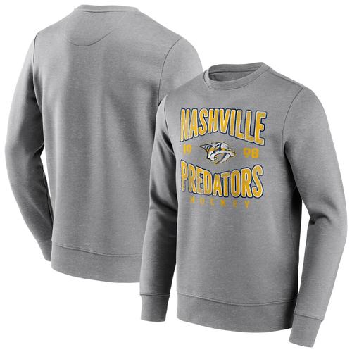 Nashville Predators Fanatics Branded Wave Off Vintage Crew Sweatshirt - Sportgrau - Herren