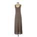 Forever 21 Casual Dress - Maxi: Tan Stripes Dresses - Women's Size 5