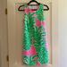 Lilly Pulitzer Dresses | Lilly Pulitzer Loren Dress Pink Pout Flamenco Pineapple, With Slip | Color: Green/Pink | Size: S