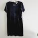 Michael Kors Dresses | Michael Kors Velvet Dress | Color: Black/Gold | Size: L