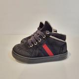 Gucci Shoes | Gucci Boys Toddler Sheepskin Sneakers Blue Web Toddler Size 21 | Color: Blue/Green/Red | Size: 21