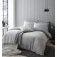 Catherine Lansfield So Soft Velvet Touch Zig Zag Pinsonic Super King Duvet Set Silver