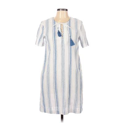 Designers Society Casual Dress - Shift: Blue Print Dresses - Used - Size Medium