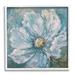 Stupell Industries Blue Flower Bloom Abstract Petal Texture Traditional Painting Gray Farmhouse Rustic Framed Giclee Texturized Art By Debi Coules | Wayfair