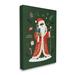 The Holiday Aisle® Festive St. Nick Green Christmas Winter Holiday Canvas in Green/Red | 20 H x 16 W x 1.5 D in | Wayfair