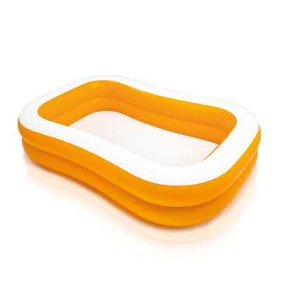 Intex 57181EP 7.5ft x 4.8ft x 18in Mandarin Swim Center Inflatable Pool, Orange - 9.64