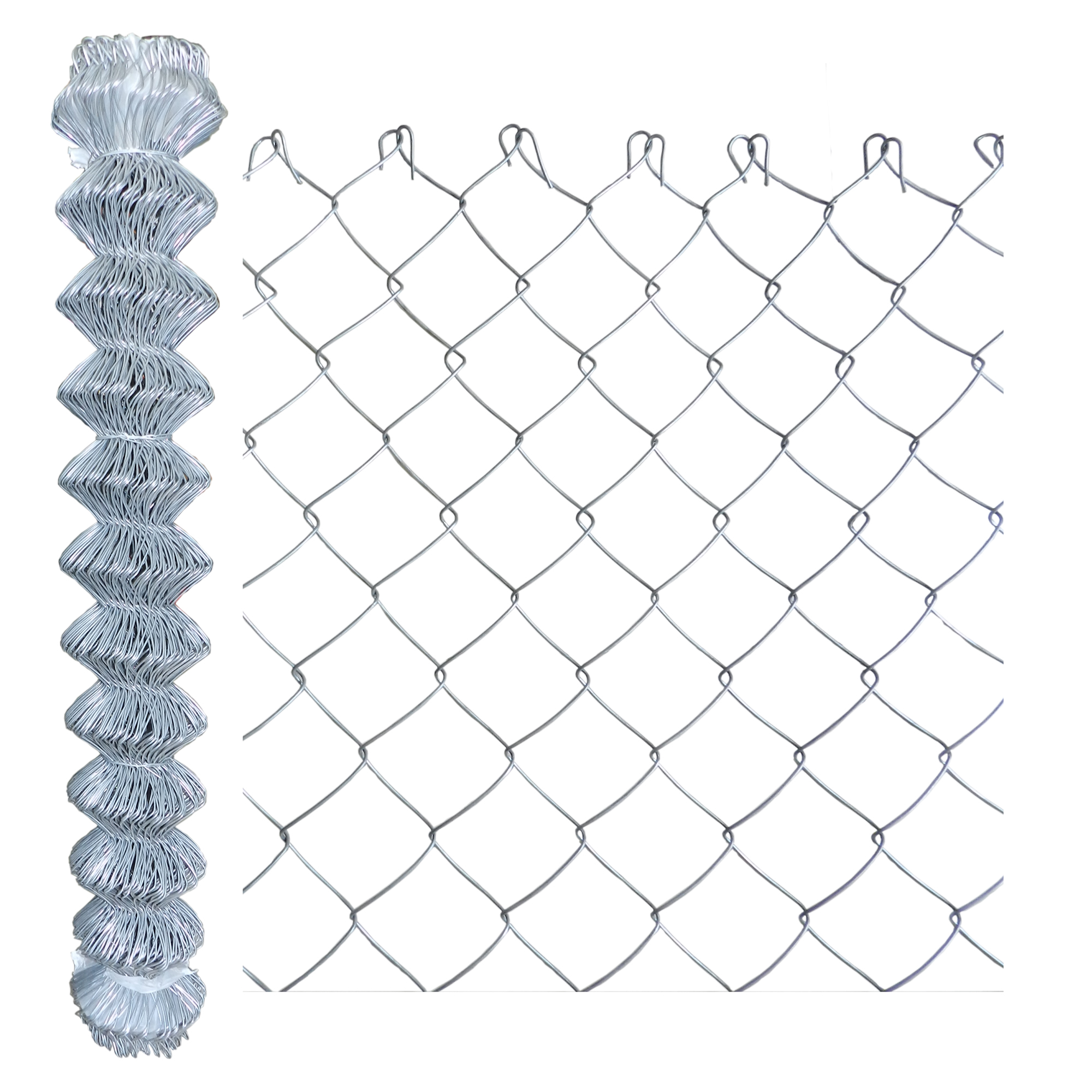 Vago-Tools Maschendrahtzaun 60 x 60mm - Höhe 1m, Länge 25m Image