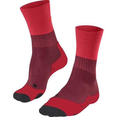 FALKE TK2 Damen Socken, Größe 39-40 in Rot