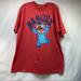 Disney Shirts | Disney Cotton T-Shirt Lilo / Stitch Short Sleeve . | Color: Red | Size: Xl