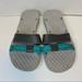 Columbia Shoes | Columbia Slide Slip On Sport Sandals Aqua And Light Gray Open Toe Women’s Size 7 | Color: Gray | Size: 7