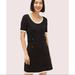 Kate Spade Dresses | Kate Spade Rare Patch Pocket Dress Nwt Large Black W/ White (Retail $398+Tax) | Color: Black/White | Size: L