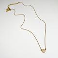 Kate Spade Jewelry | Kate Spade New Vork "Be Mine" Tiny Pave Heart Pendant Necklace | Color: Gold | Size: Os