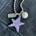 Coach Jewelry | Coach Ball Chain Charm Necklace Pave Ball And Star | Color: Silver | Size: 18”