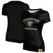 Women's Black Oakland Golden Grizzlies Figure Skating T-Shirt