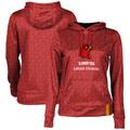 Women's Scarlet Illinois Tech Hawks Cross Country Pullover Hoodie