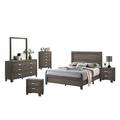 Wade Logan® Dre Standard Cappelletti 6 Piece Bedroom Set Wood in Gray | Full | Wayfair 0629BDF6226A448599A93CE438D491F5