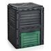 Costway 80-Gallon Outdoor Composter with Large Openable Lid and Bottom Exit Door