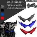 MTKRACING pour YAMAHA MT15 trucs MT-15 15 2019 2020 2021 2022 avant carénage Winglets aérodynamique