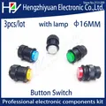 Hzy-Joli à bouton-poussoir autobloquant avec LED ON-OFF bleu vert rouge jaune récupération de