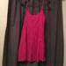 American Eagle Outfitters Dresses | New Aeo Bright Pink Fuchsia Tiered Sleeveless Sundress Cut Out Back Xs | Color: Pink | Size: Xs